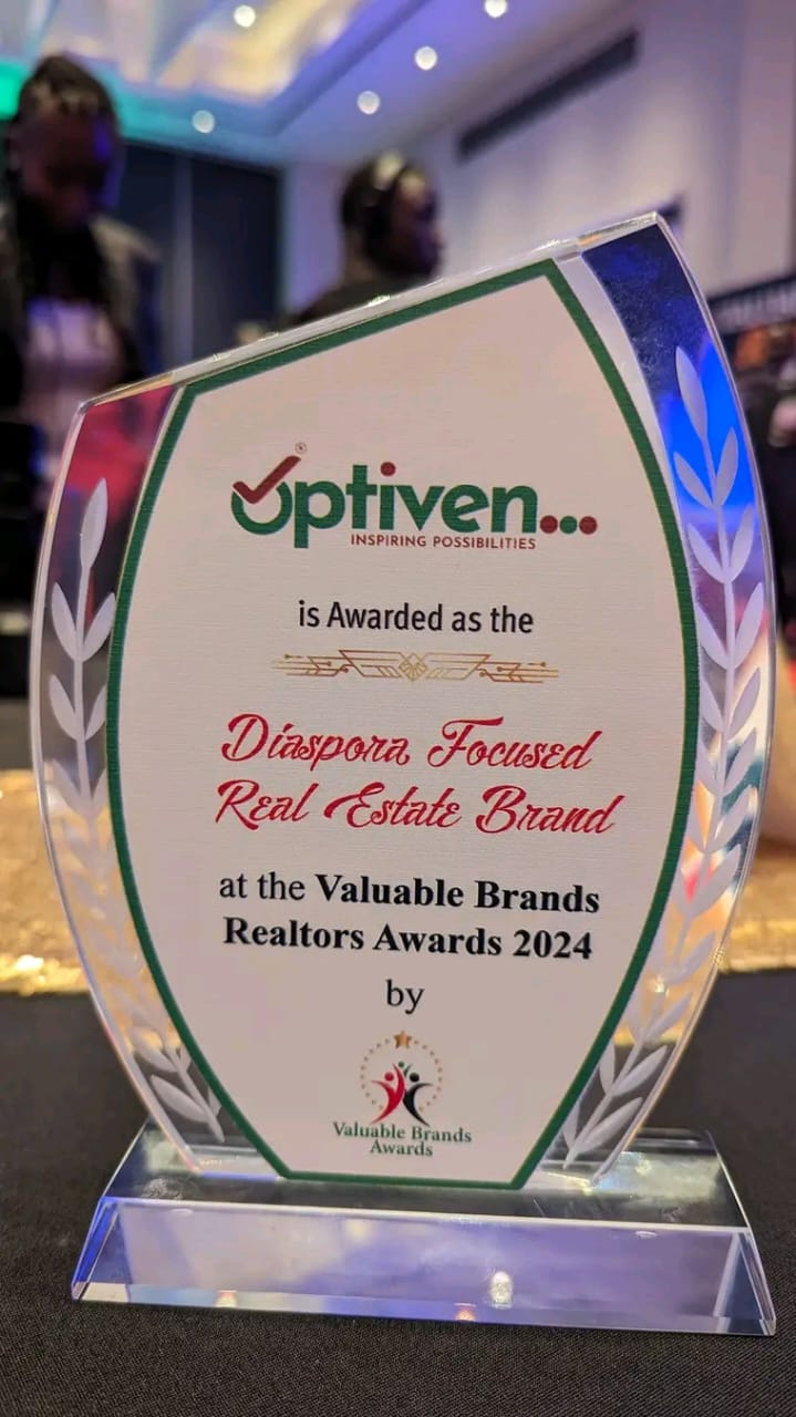 Achieving Excellence: Optiven Receives Diaspora Focused Real Estate Brand Award